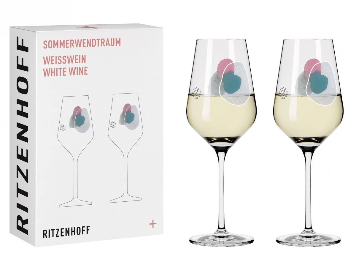 entiteit Krimpen voor eeuwig Sommerwendtraum witte wijnglas set/2 "Ritzenhoff" | Hulshoff Design Centers